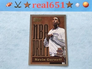 1995 Topps Draft Redemption #5 KEVIN GARNETT Rookie PSA MINSIZE Authentic HOF RC - Picture 1 of 9