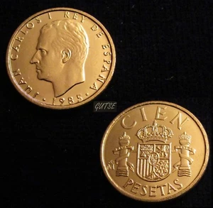 Gutse J.Carlos I> 1, 100 Pesetas 1985, Pile Lis, Sans Circulaire - Picture 1 of 1