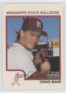 1991 Mississippi State Bulldogs Team Issue Craig Bane