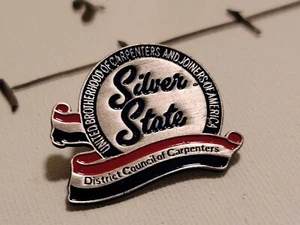 UBC Nevada union carpenters pin "Silver State" District Council of Carpenters - Picture 1 of 5