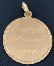 MEDAGLIA ORO 5 GRAMMI 750/1000 ITALIA PUNZONATO STERLINA LINGOTTO MARENGO LIRE