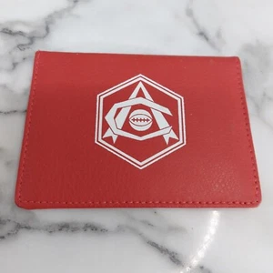 Retro /Antique Arsenal Highbury Logo Real Leather Card Wallet Travel Card - Picture 1 of 4