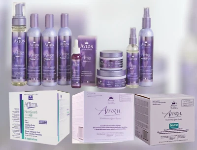 Avlon Affirm Care Shampoo|Conditioner|Leavein|Spray|Creme|Entspanner|Sets UK-Verkäufer