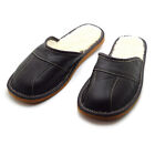 Natural Leather Warm Winter Lining 6-12 Brown Mens Slippers Shoes Mule All Sizes