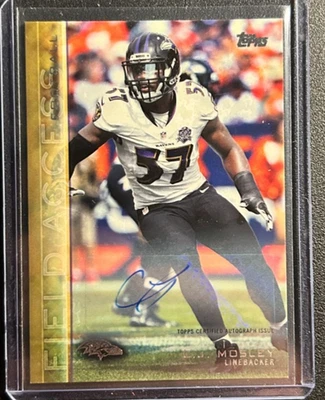 CJ Mosley AUTO #/99 Topps Field Access 2015 Certified Autograph Signature SP HOF - Image 1 of 2