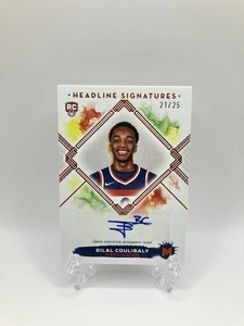 2023-24 Topps Motif Bilal Coulibaly Headline Signatures Orange /25 Auto - Picture 1 of 2