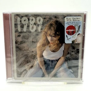 Taylor Swift 1989 Taylors Version CD Rose Garden Pink Target Sealed Cracked Case - Picture 1 of 2