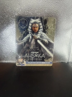 Ahsoka: The Complete First Season (4K/Blu-ray, 2024, 2-Disc, STEELBOOK SEALED - Image 1 of 3