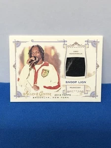 2014 Topps Allen & Ginter's Full Size Relics Snoop Dogg/Snoop Lion Patch Relic - Bild 1 von 4