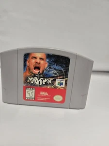 Nintendo 64 N64 WCW Mayhem Authentic Game Tested Working - Picture 1 of 6