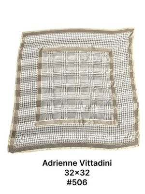 Adrienne Vittadini Women's Scarf  100% Silk Gold/beige/brown - - Image 1 of 4