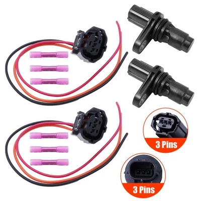 2xEngine Camshaft Position Sensor 2xConnector for Toyota Avalon Lexus 9091905060 - Image 1 of 4