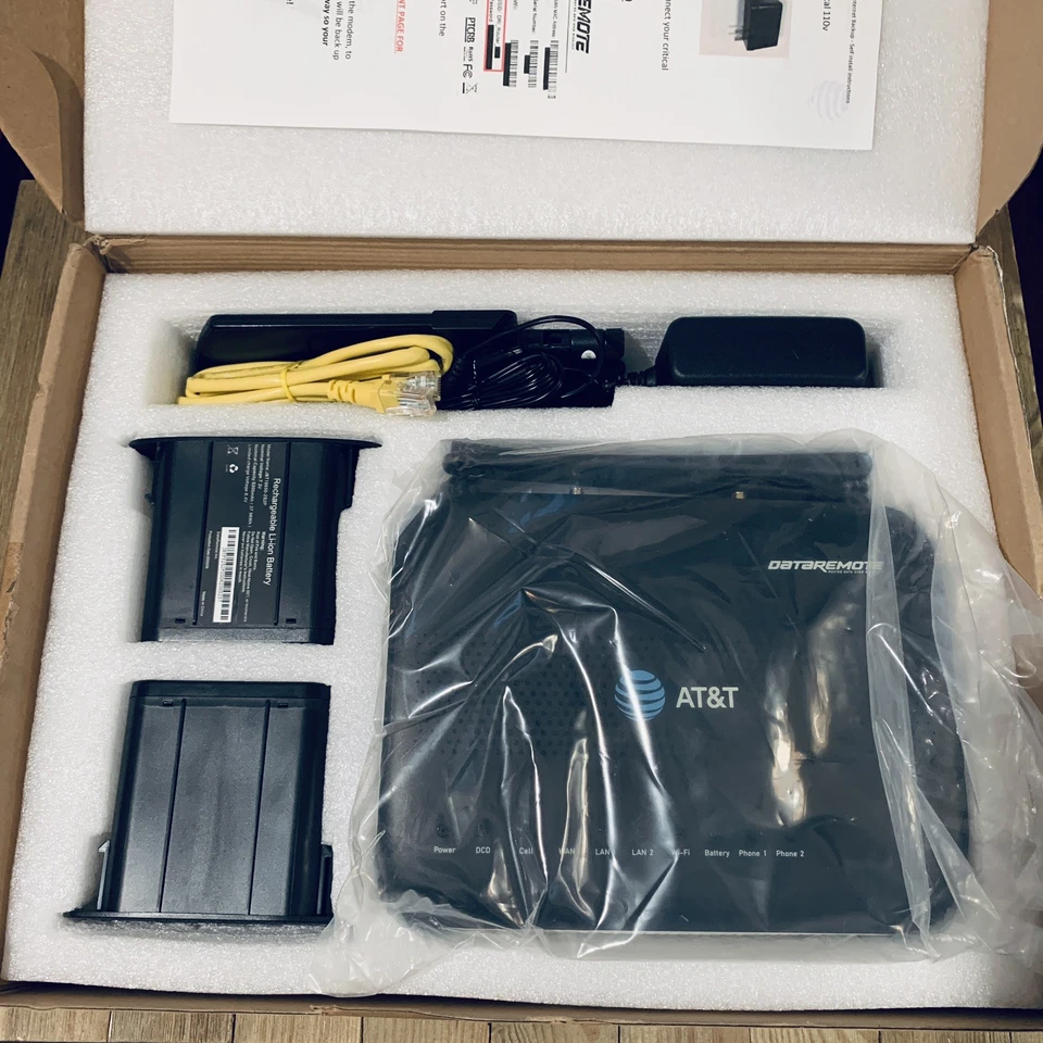 AT&T | DataRemote Cellular LTE Data Over Wireless Wi-Fi Router | CDS-9010 NEW - Image 1 of 4