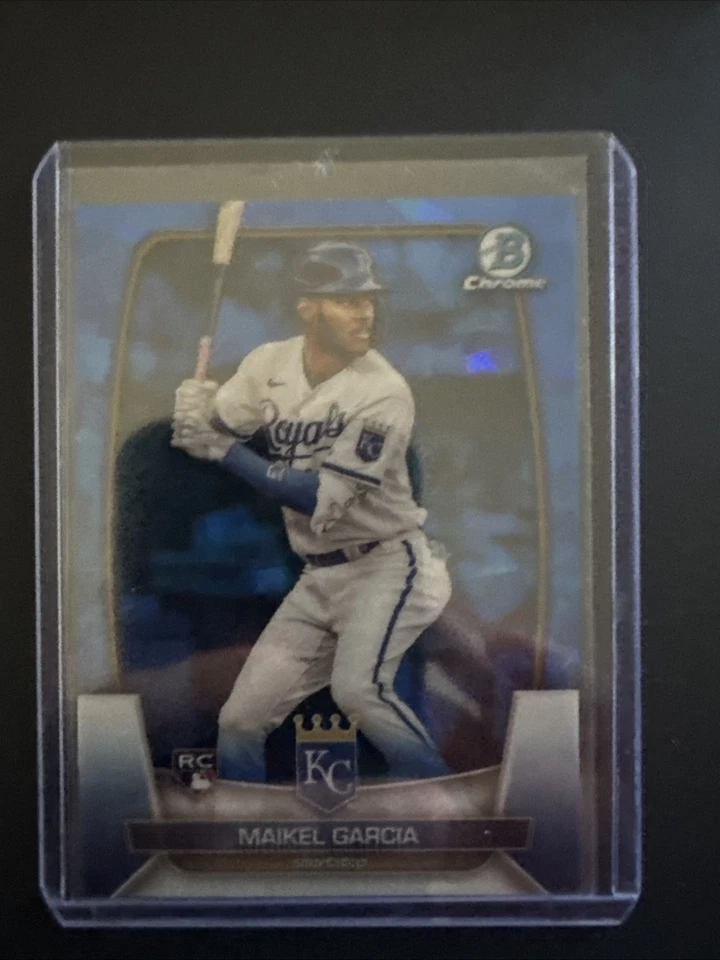 2023 Bowman Chrome Sapphire Edition - Maikel Garcia #30 (RC) - Image 1 of 4