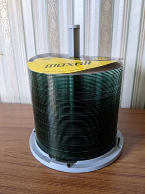Spindle of 77 Maxell CD-R, 700MB, 80 min, 52X speed. Pre-owned but unused. - Image 1 of 4