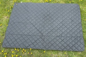 Refrigiwear Quilted Blanket 94" x 70" Black BL150 - Picture 1 of 6