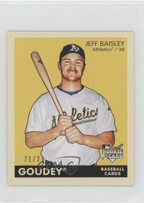 2009 Upper Deck Goudey Mini Black Back /21 Jeff Baisley #146 Rookie RC - Image 1 of 2