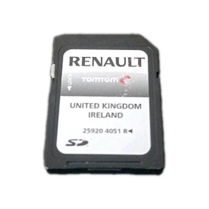 Renault Sat Nav SD Card United Kingdom & Ireland Maps 259204051R TOMTOM #425 - Picture 1 of 4