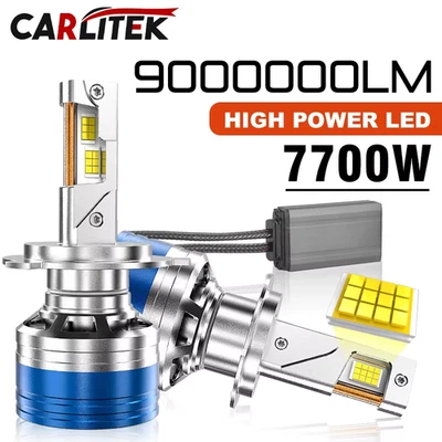 7700W 9000000LM H7 H4 H11 Led Headlight High Power 9084 CSP Canbus H1 H8 9005 HB - Image 1 of 4