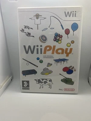NINTENDO WII - WII PLAY - Gioco Multilingua ITA completo Di Manuali Per Nintendo - Immagine 1 di 3