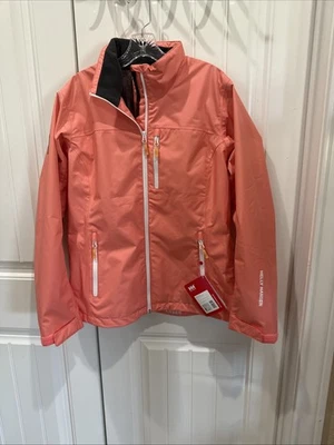 Helly Hansen Women’s Jacket W Crew Regular Fit Size Large 30297-103 Pink Rose - Image 1 of 4