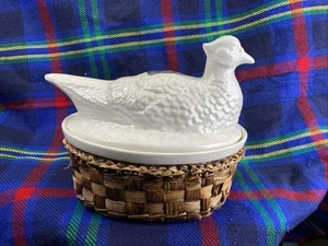 Vintage französisches Gourmet Kochgeschirr Fasan 2,5 qt bedeckt Kasserolle  - Bild 1 von 5