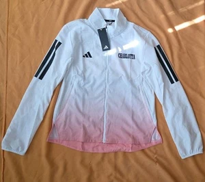 Adidas Full Zip Cheetah Laufjacke "Charlotta" Damen S weiß pink schwarz - Bild 1 von 22
