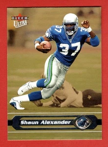 2002 Ultra Gold Medallion #3 Shaun Alexander Seattle Seahawks - Picture 1 of 2