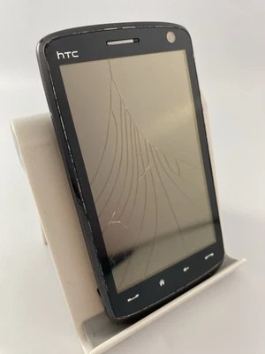 HTC Touch HD Black Orange Network 3.8" Mobile Smartphone Cracked Incomplete - Image 1 of 4
