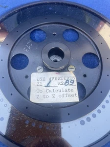 Optical Calibration Disc Precision Aperture Plate for Z-to-Z Offset Measurement - Picture 1 of 5