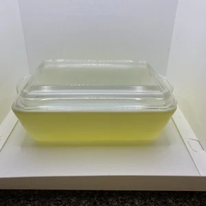 Vintage Pyrex Yellow #503-C Refrigerator Dish 1.5 Quart - Picture 1 of 6