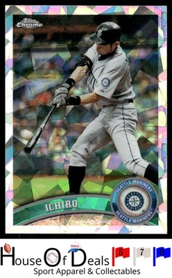 2011 Topps Chrome #50 Ichiro Suzuki Atomic Refractors Seattle Mariners Card - Image 1 of 2