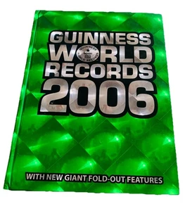 Guinness World Records 2006 Hardcover Book – Holographic Green Foil Edition - Picture 1 of 21