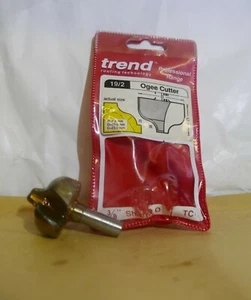 TREND 19/2X3/8TC OGEE 19/2  ROUTER CUTTER BIT 3/8" SHANK  - Picture 1 of 1