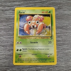 Paras - Base Set 2 Unlimited - 85/130 Common Pokemon Card WOTC 2000 - Picture 1 of 2