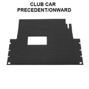Club Car Precedent/ONWARD/TEMPO Diamond Floor Mat Black Rubber - Picture 1 of 2