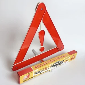 Triángulo reflectante de seguridad de advertencia de seguridad plegable en carretera para automóvil - Imagen 1 de 4
