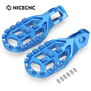 For Husqvarna TE TX TC 125 150 250 300 2024-2025 Forged Foot Pegs Wide Footrest - Picture 1 of 9