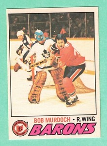 (1) BOB MURDOCH  1977-78 O-PEE-CHEE # 39 BARONS  EX-MT  CARD (I2738)
