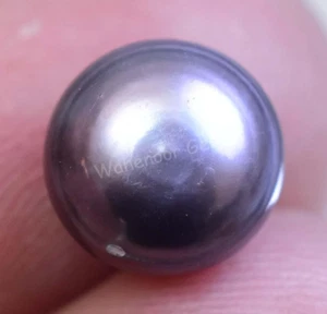 3.70 Ct Natural Tahitian Gray Blue South Sea Pearl AGL Certified Untreated Gems - Picture 1 of 6
