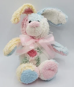 Vintage Walmart gerippt Chenille Pastell Plüschtier Stofftier Hase Kaninchen 11 Zoll EUC - Bild 1 von 9