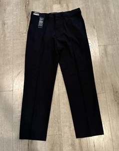Haggar 36W x 32L Men’s Travel Pants - Black - Picture 1 of 7