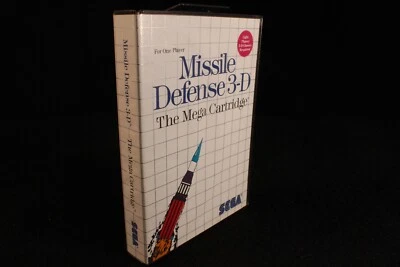 Sega Master System Missile Defense 3-D Complete in Box vintage retro video game - Image 1 of 4