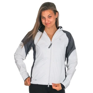 illumiNITE Reflective Waterproof Perennial Jacket for WOMEN - White/Graphite - Picture 1 of 3