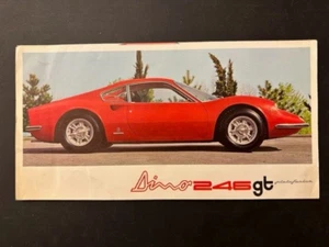 Ferrari Dino 246 GT Verkaufsprospekt Rarität - Bild 1 von 3