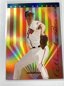 1995 Leaf Limited Gold Foil Greg Maddux Baseball Card #15 of 24 Atlanta Braves - Picture 1 of 2