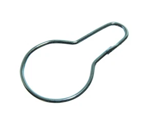 Metal Shower Curtain Anneau Hook Chrome Plated Steel Pack Of 40 - Picture 1 of 1