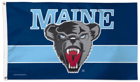 University of MAINE BLACK BEARS Official NCAA 3'x5' DELUXE TEAM FLAG Cover