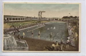 (KLj6410) HILSEA Bathing Pool, Portsmouth, Hampshire 1950 - Picture 1 of 4