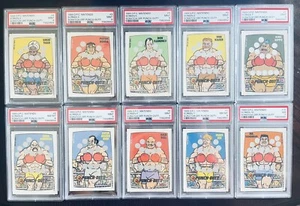1989 OPC O-Pee-Chee Nintendo Mike Tyson Punch Out Complete Registry Set 10 PSA 9 - Picture 1 of 10